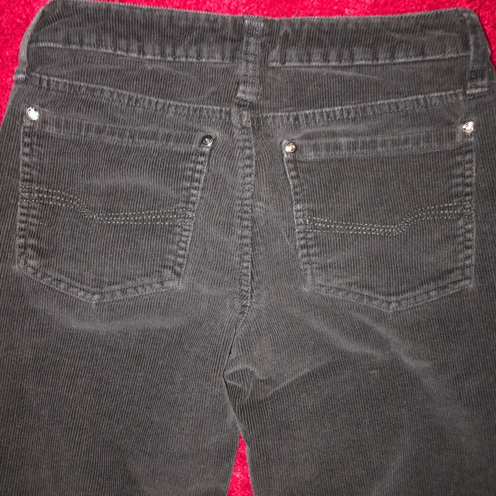 Black corduroy pants